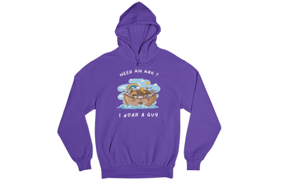 "NEED AN ARK? I NOAH A GUY" CUSTOM GRAPHIC HOODIE