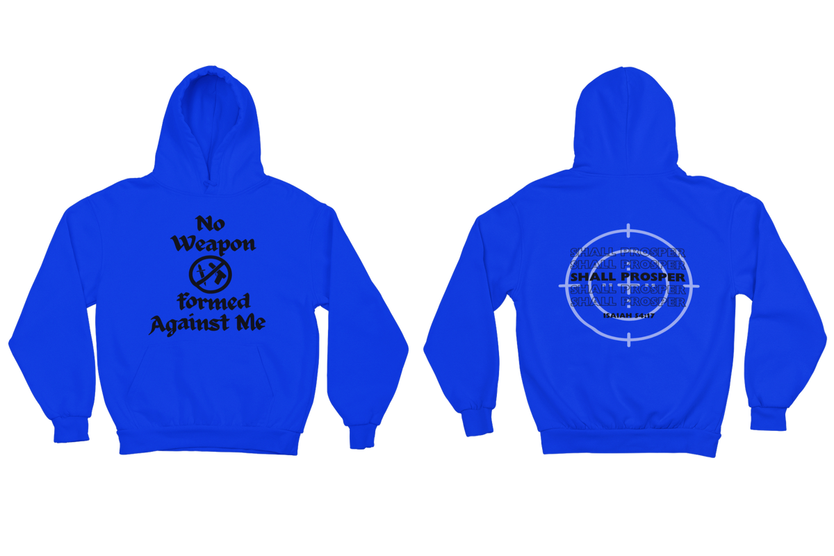 "NO WEAPON WILL PROSPER" SIGNATURE CUSTOM DESIGN (BLACK PRINT)