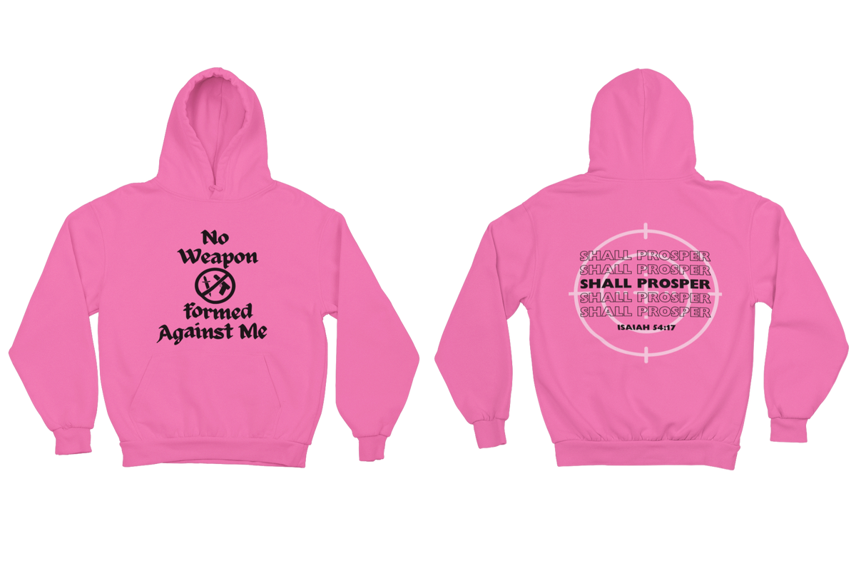 "NO WEAPON WILL PROSPER" SIGNATURE CUSTOM DESIGN (BLACK PRINT)