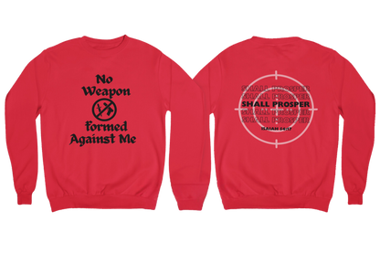"NO WEAPON WILL PROSPER" SIGNATURE CUSTOM DESIGN (BLACK PRINT)