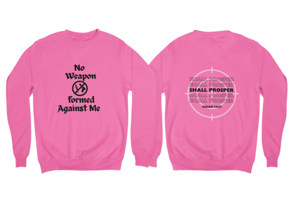 "NO WEAPON WILL PROSPER" SIGNATURE CUSTOM DESIGN (BLACK PRINT)