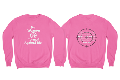 "NO WEAPON WILL PROSPER" SIGNATURE CUSTOM DESIGN (WHITE PRINT)