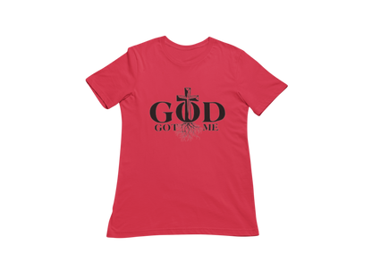 "GOD GOT ME" GRAPHIC PRINT T-SHIRT