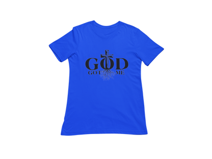 "GOD GOT ME" GRAPHIC PRINT T-SHIRT