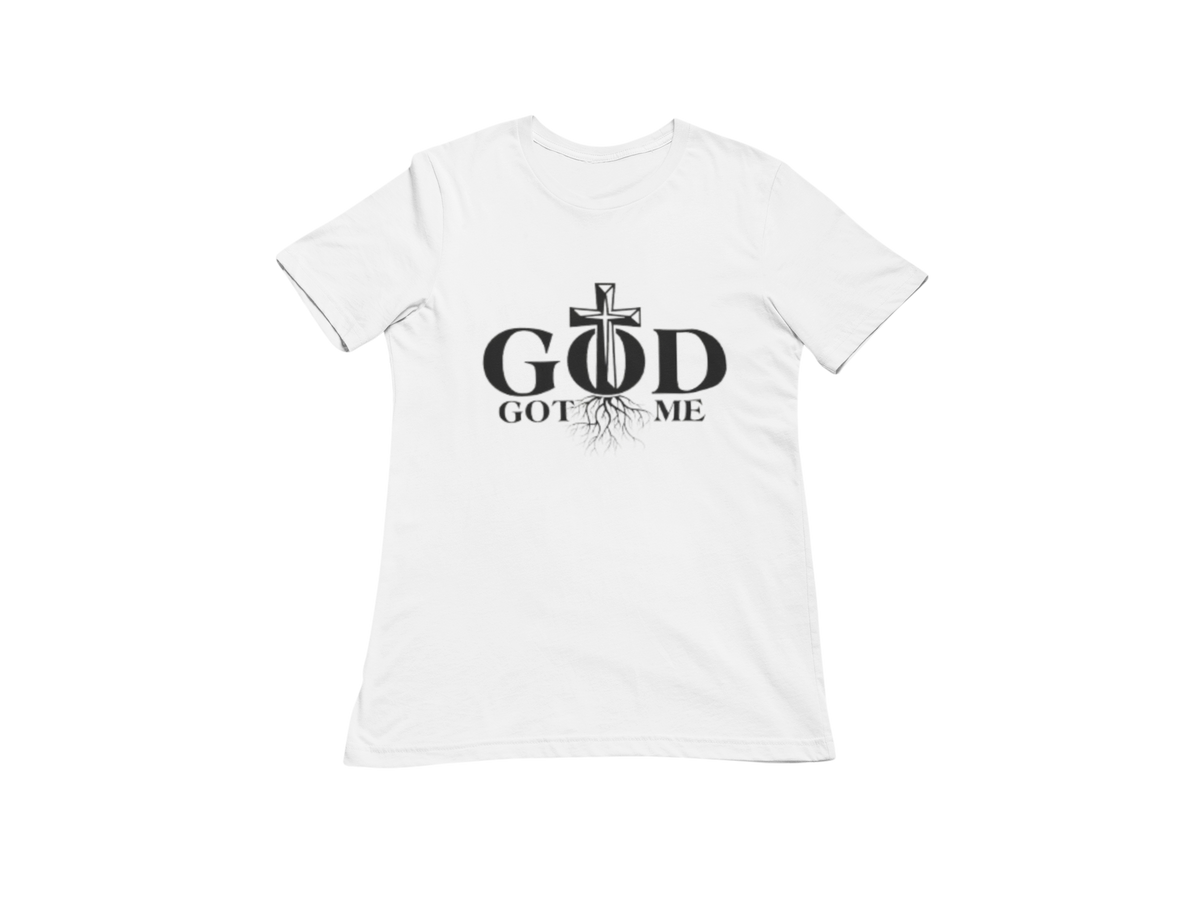 "GOD GOT ME" GRAPHIC PRINT T-SHIRT