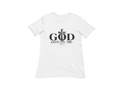 "GOD GOT ME" GRAPHIC PRINT T-SHIRT