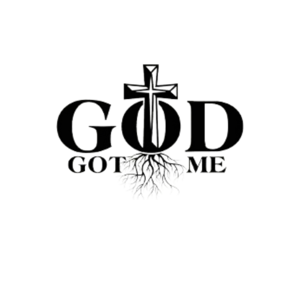 "GOD GOT ME" GRAPHIC PRINT T-SHIRT