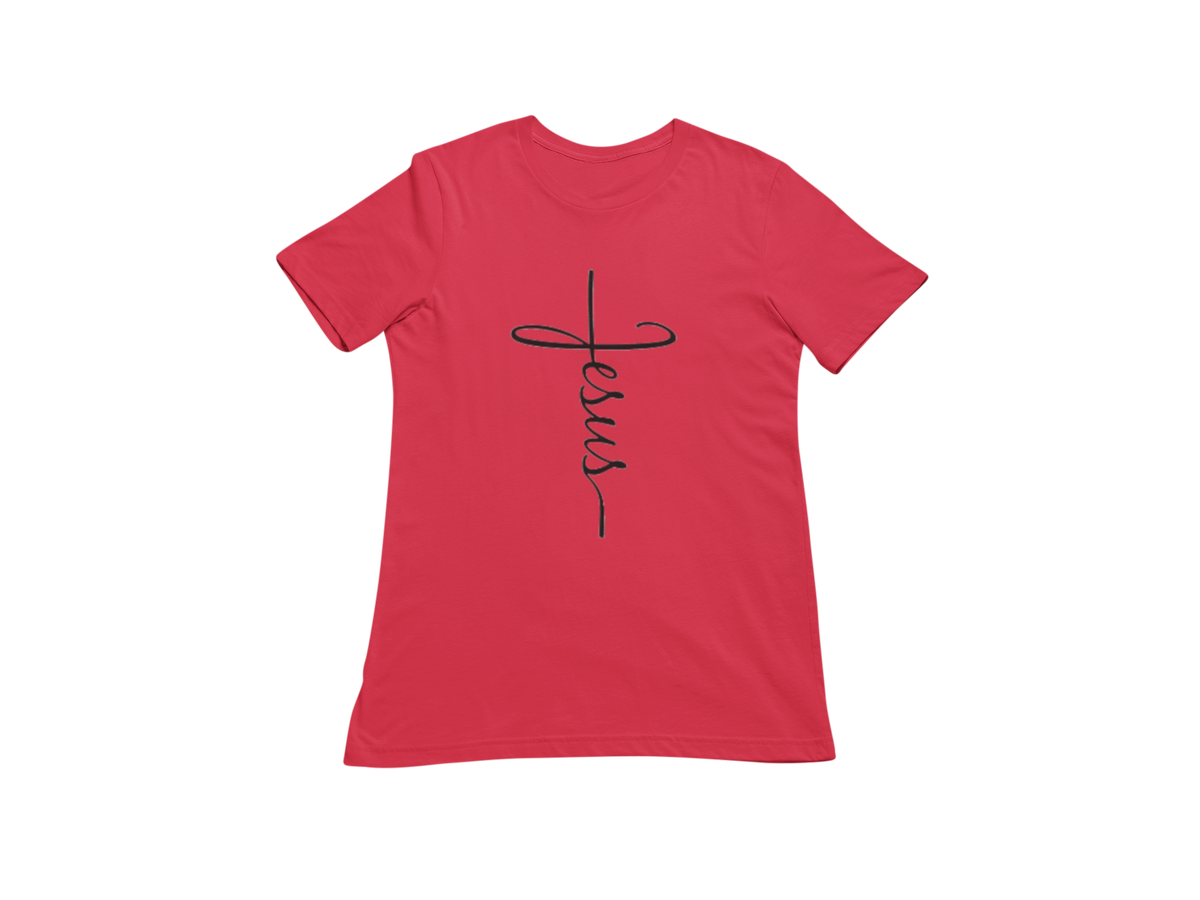 "JESUS CROSS" GRAPHIC PRINT