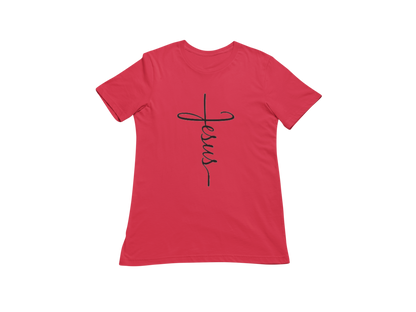 "JESUS CROSS" GRAPHIC PRINT