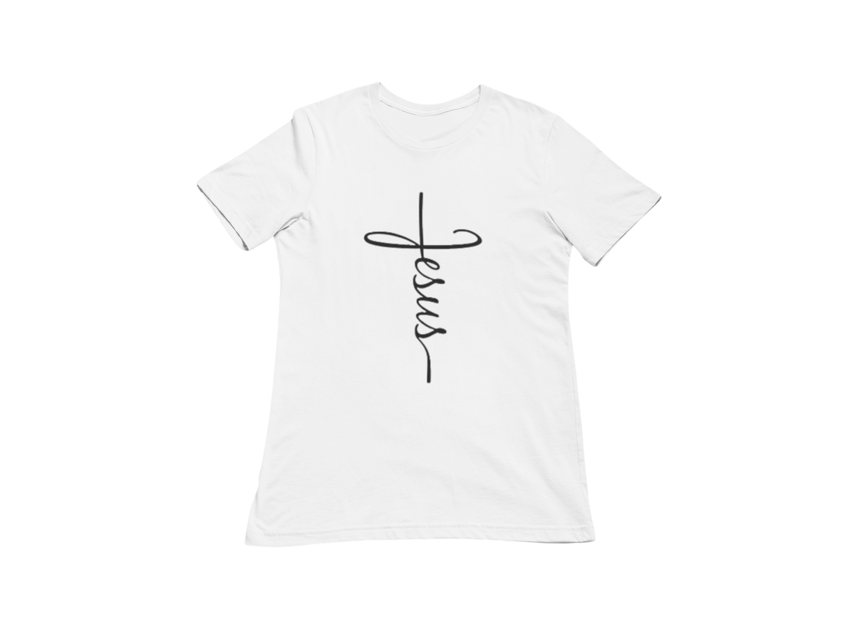 "JESUS CROSS" GRAPHIC PRINT