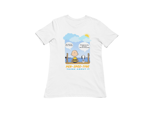 "PER-SPEC-TIVE" CUSTOM GRAPHIC T-SHIRT