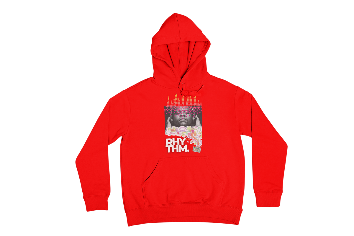 "RHYTHM. - MUSIC IS MY LIFE" CUSTOM GRAPHIC DESIGN