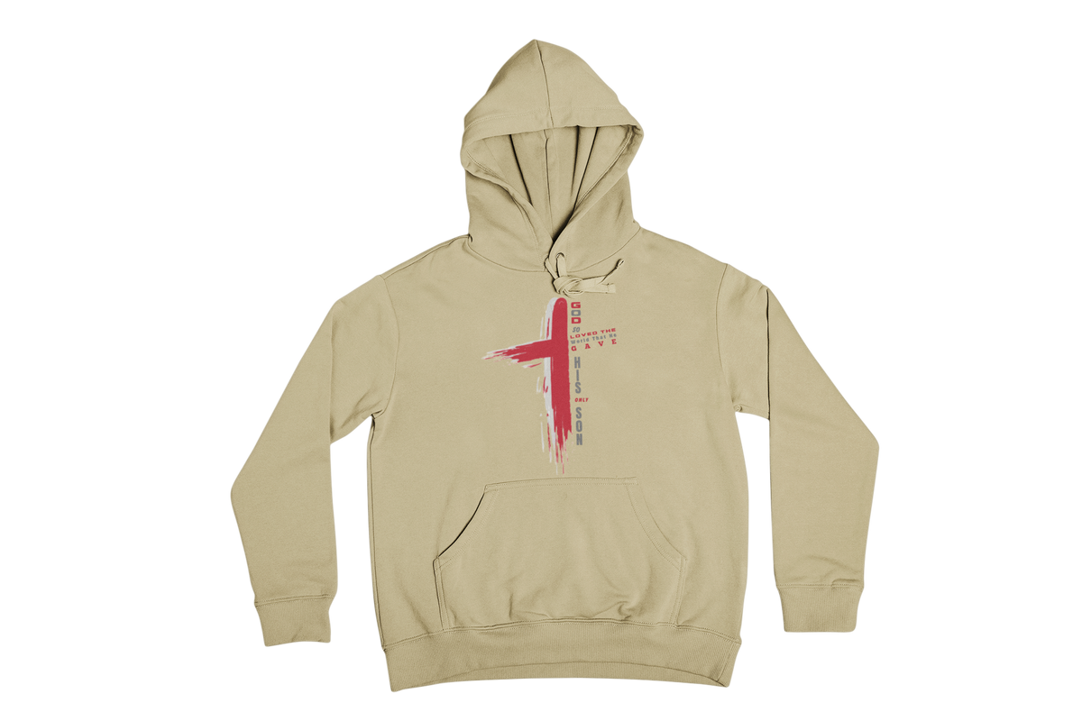 "GOD SO LOVED THE WORLD - JOHN 3:16 CROSS" CUSTOM GRAPHIC DESIGN