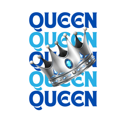 "QUEEN BLUE CROWN" CUSTOM SIGNATURE DESIGN