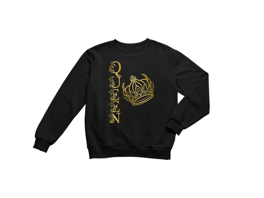"GOLDEN QUEEN " CUSTOM SIGNATURE DESIGN SWEATSHIRT