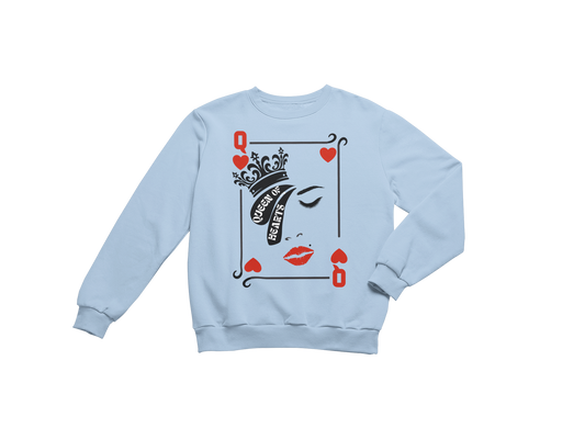 "QUEEN OF HEARTS" CUSTOM SIGNATURE SWEATSHIRT