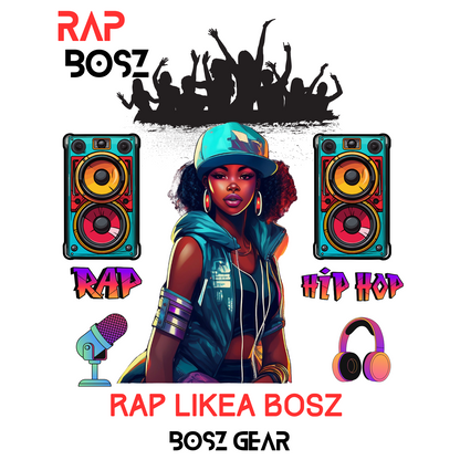 "RAP BOSZ - RAP LIKEA BOSZ" (FEMALE) (1) BOSZ GEAR