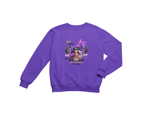 "RAP BOSZ - RAP LIKEA BOSZ" (FEMALE) (4) BOSZ GEAR SWEATSHIRT