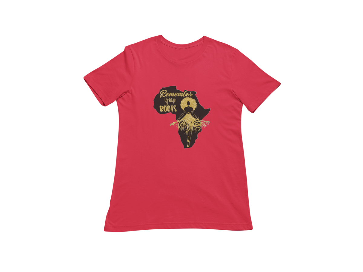 "REMEMBER YOUR ROOTS - AFRICIAN PRIDE" GRAPHIC PRINT