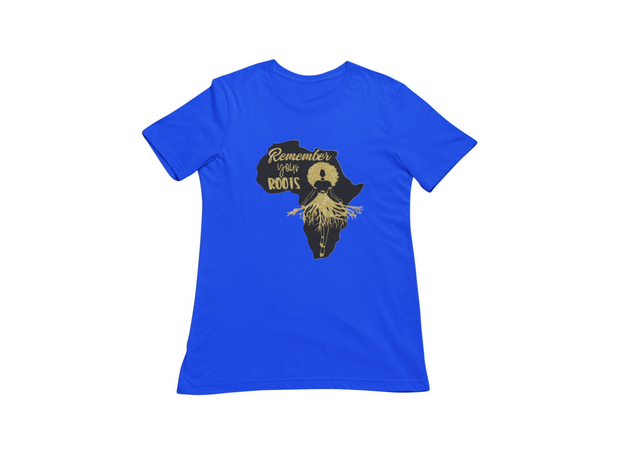 "REMEMBER YOUR ROOTS - AFRICIAN PRIDE" GRAPHIC PRINT