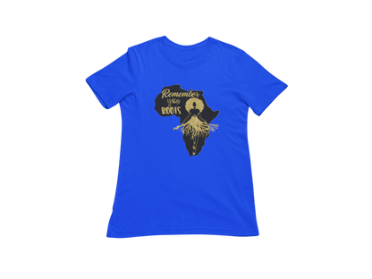 "REMEMBER YOUR ROOTS - AFRICIAN PRIDE" GRAPHIC PRINT
