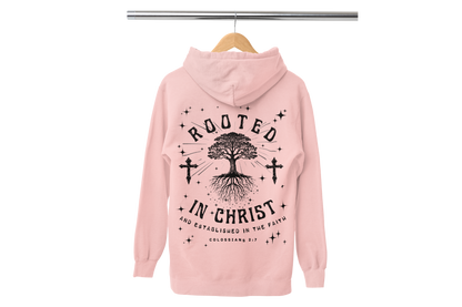 "ROOTED IN CHRIST- COLOSSIANS 2:7" (BACKVIEW) SIGNATURE CUSTOM DESIGN