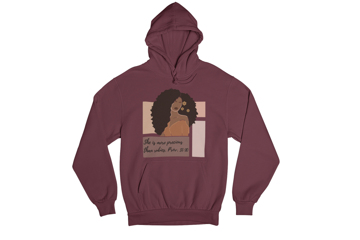 "SHE IS MORE PRECIOUS THAN RUBIES - PROV. 31:10" CUSTOM SIGNATURE DESIGN
