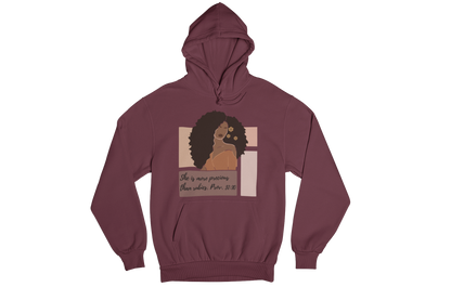 "SHE IS MORE PRECIOUS THAN RUBIES - PROV. 31:10" CUSTOM SIGNATURE DESIGN