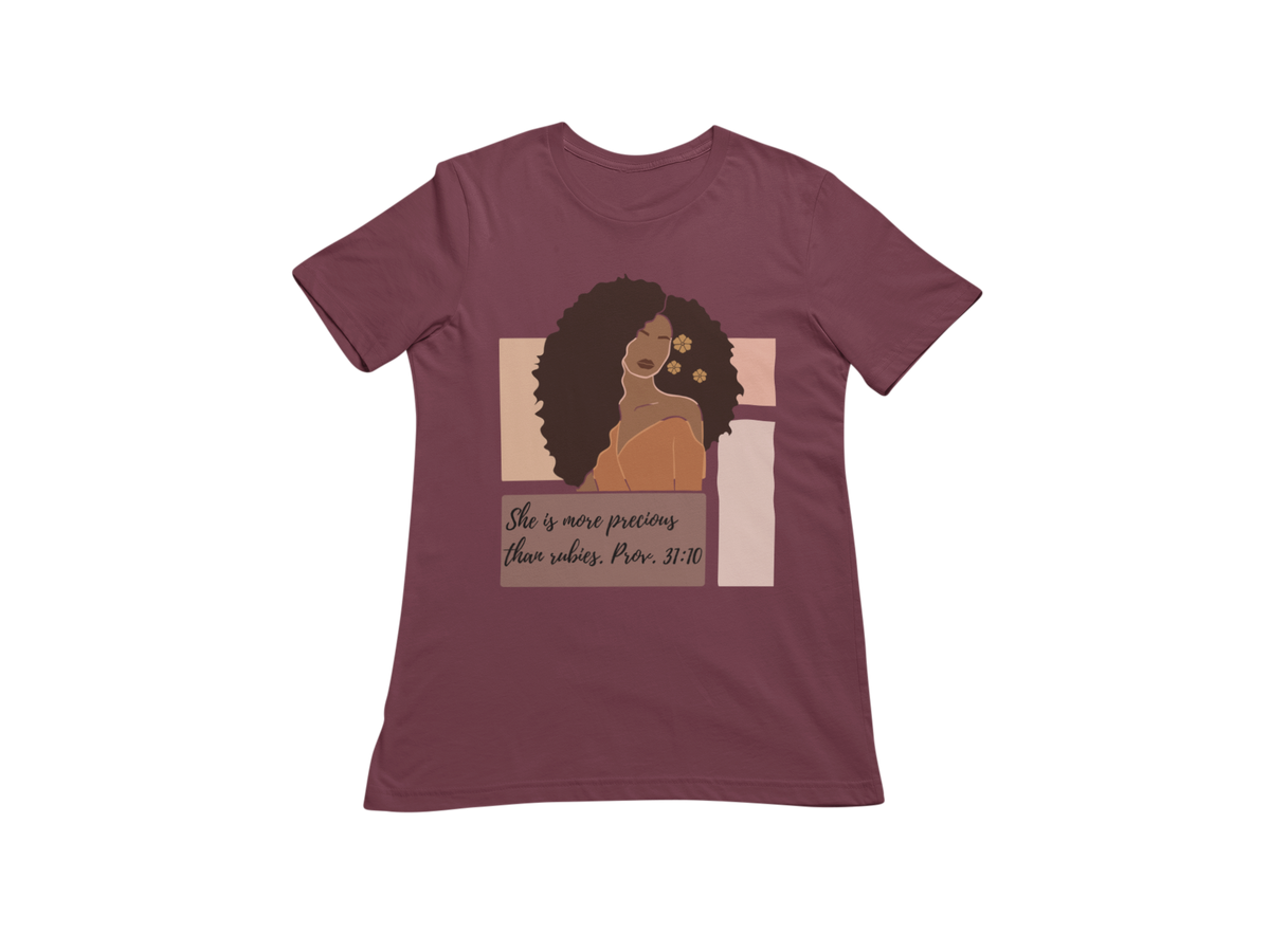 "SHE IS MORE PRECIOUS THAN RUBIES - PROV. 31:10" CUSTOM SIGNATURE DESIGN