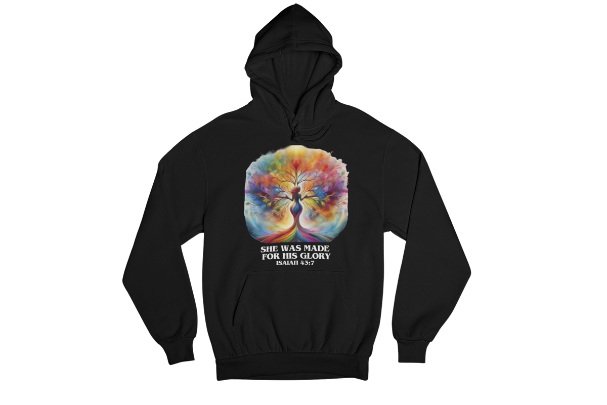 "SHE WAS MADE FOR HIS GLORY - ISAIAH 43:7" CUSTOM SIGNATURE DESIGN