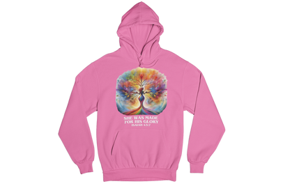 "SHE WAS MADE FOR HIS GLORY - ISAIAH 43:7" CUSTOM SIGNATURE DESIGN