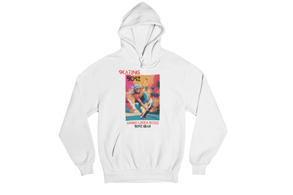 "SKATING BOSZ - GRIND LIKEA BOSZ" (GIRL 2) BOSZ GEAR HOODIE