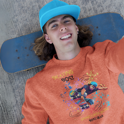 "SKATING BOSZ - GRIND LIKEA BOSZ" (DUDE 1) BOSZ GEAR