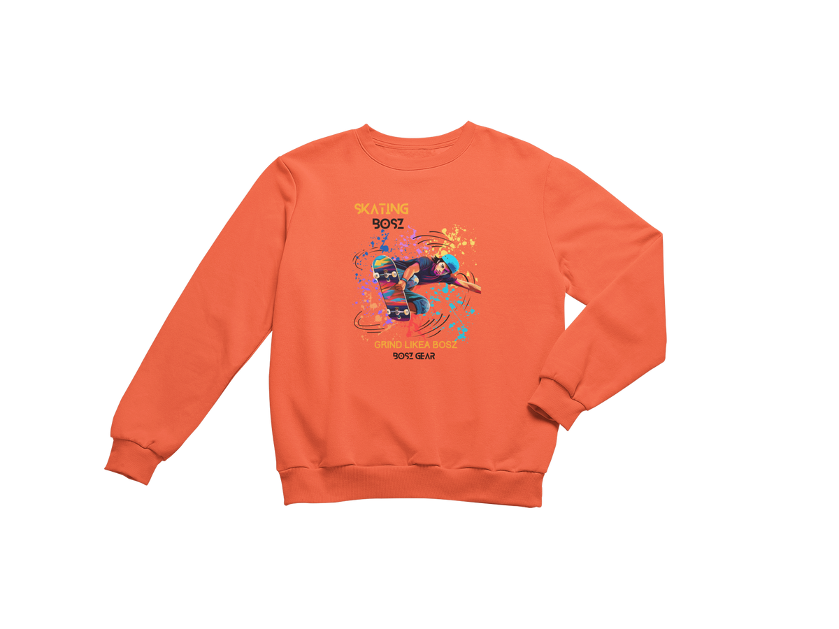 "SKATING BOSZ - GRIND LIKEA BOSZ" (DUDE 1) BOSZ GEAR