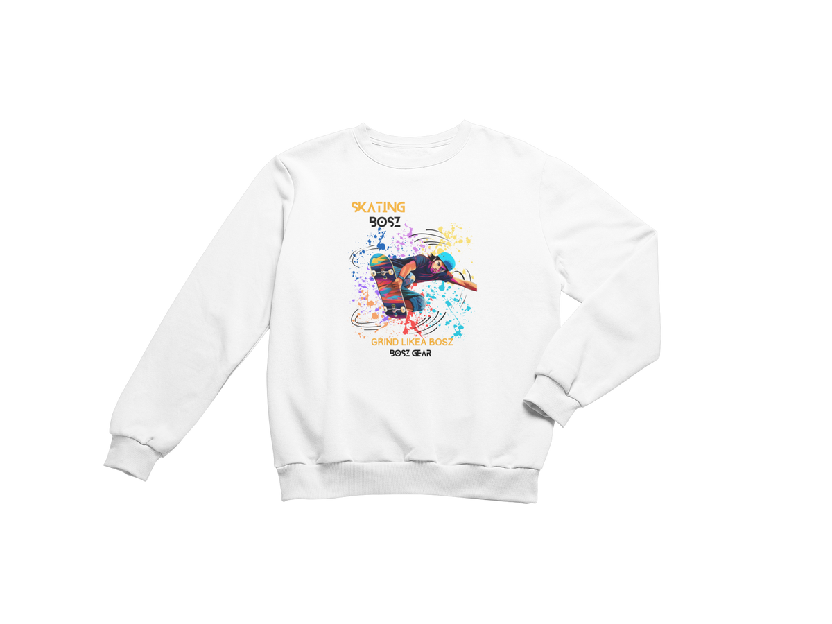 "SKATING BOSZ - GRIND LIKEA BOSZ" (DUDE 1) BOSZ GEAR