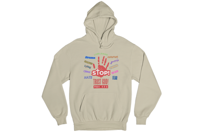 "STOP, TRUST GOD - PROV. 3:5-6"CUSTOM DESIGN GRAPHIC