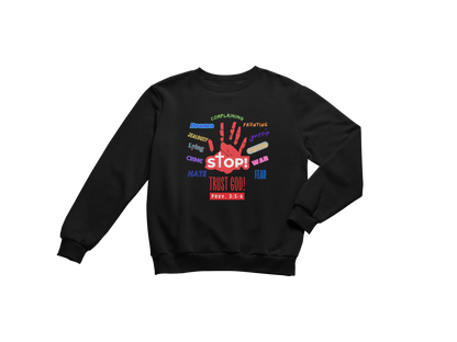 "STOP, TRUST GOD - PROV. 3:5-6"CUSTOM DESIGN GRAPHIC