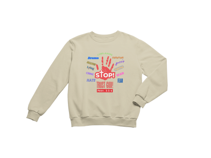 "STOP, TRUST GOD - PROV. 3:5-6"CUSTOM DESIGN GRAPHIC