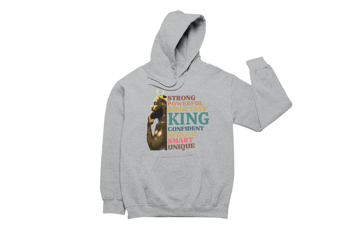 "BLACK KING STRONG - UNIQUE" CUSTOM GRAPHIC DESIGN