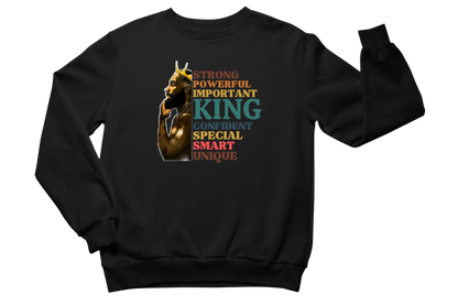 "BLACK KING STRONG - UNIQUE" CUSTOM GRAPHIC DESIGN