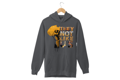 "THEY NOT LIKE US" (GOLD AFRICA) CUSTOM DESIGN GRAPHIC