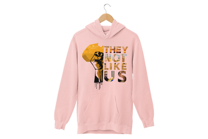 "THEY NOT LIKE US" (GOLD AFRICA) CUSTOM DESIGN GRAPHIC