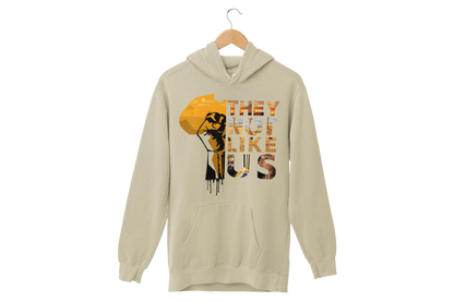 "THEY NOT LIKE US" (GOLD AFRICA) CUSTOM DESIGN GRAPHIC