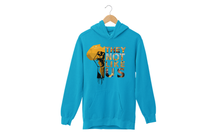 "THEY NOT LIKE US" (GOLD AFRICA) CUSTOM DESIGN GRAPHIC