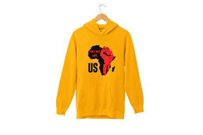 "THEY NOT LIKE US" (RED FIST AFRICA) CUSTOM DESIGN GRAPHIC