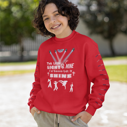 "THIS LITTLE LIGHT OF MINE" CUSTOM GRAPHIC SWEATSHIRT