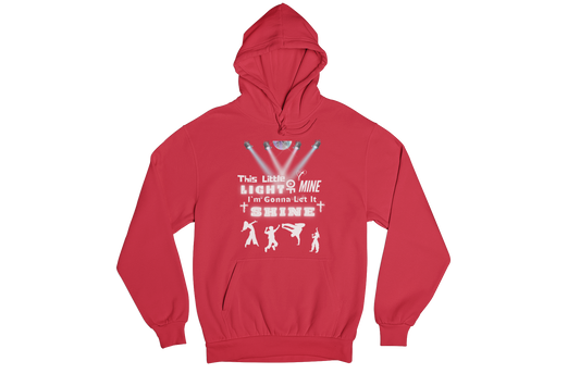 "THIS LITTLE LIGHT OF MINE" CUSTOM GRAPHIC HOODIE