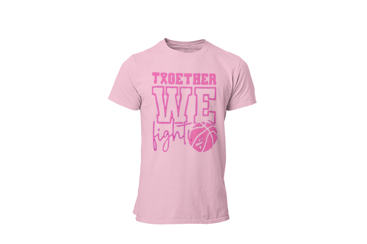 "TOGETHER WE FIGHT" - BREAST CANCER AWARENESS T-SHIRT