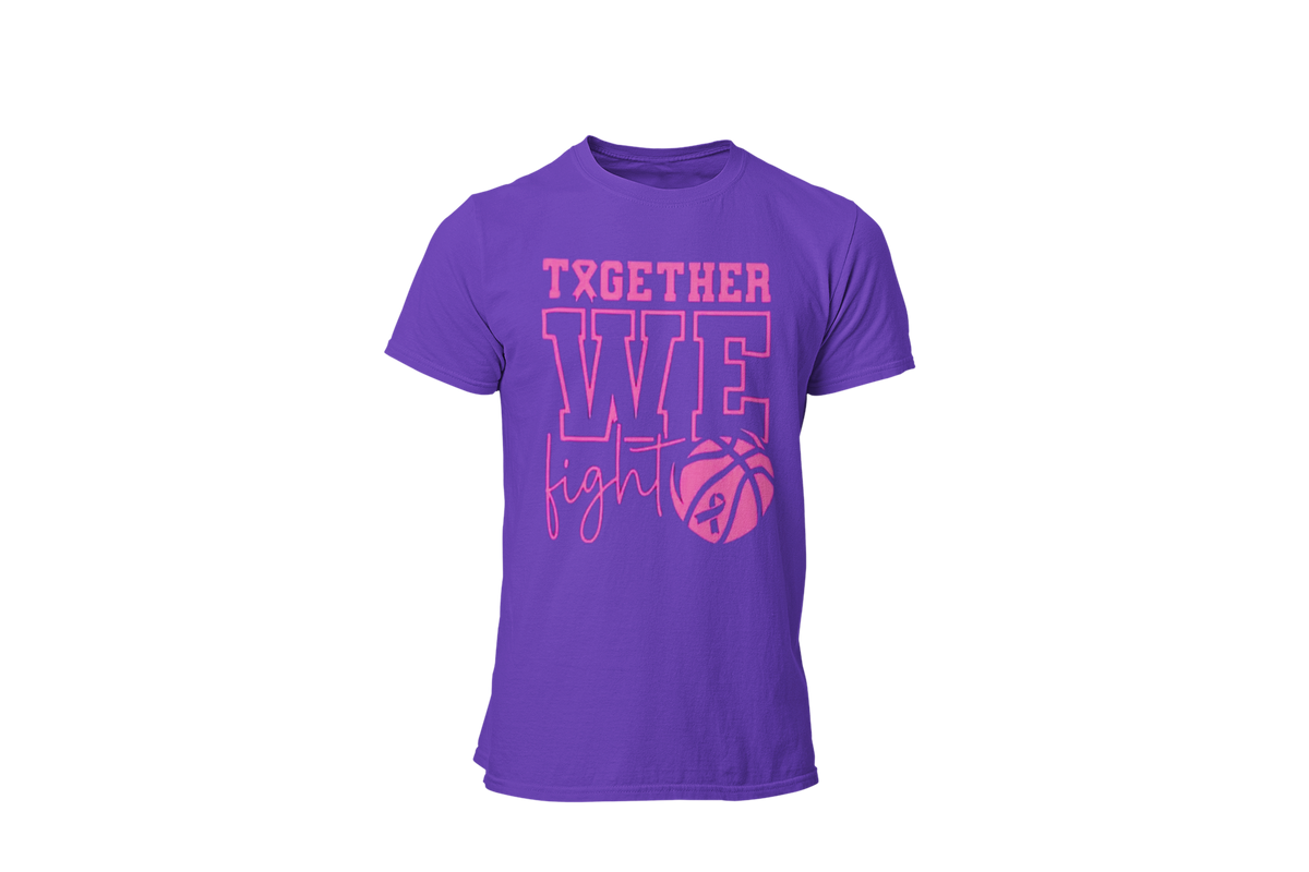 "TOGETHER WE FIGHT" - BREAST CANCER AWARENESS T-SHIRT