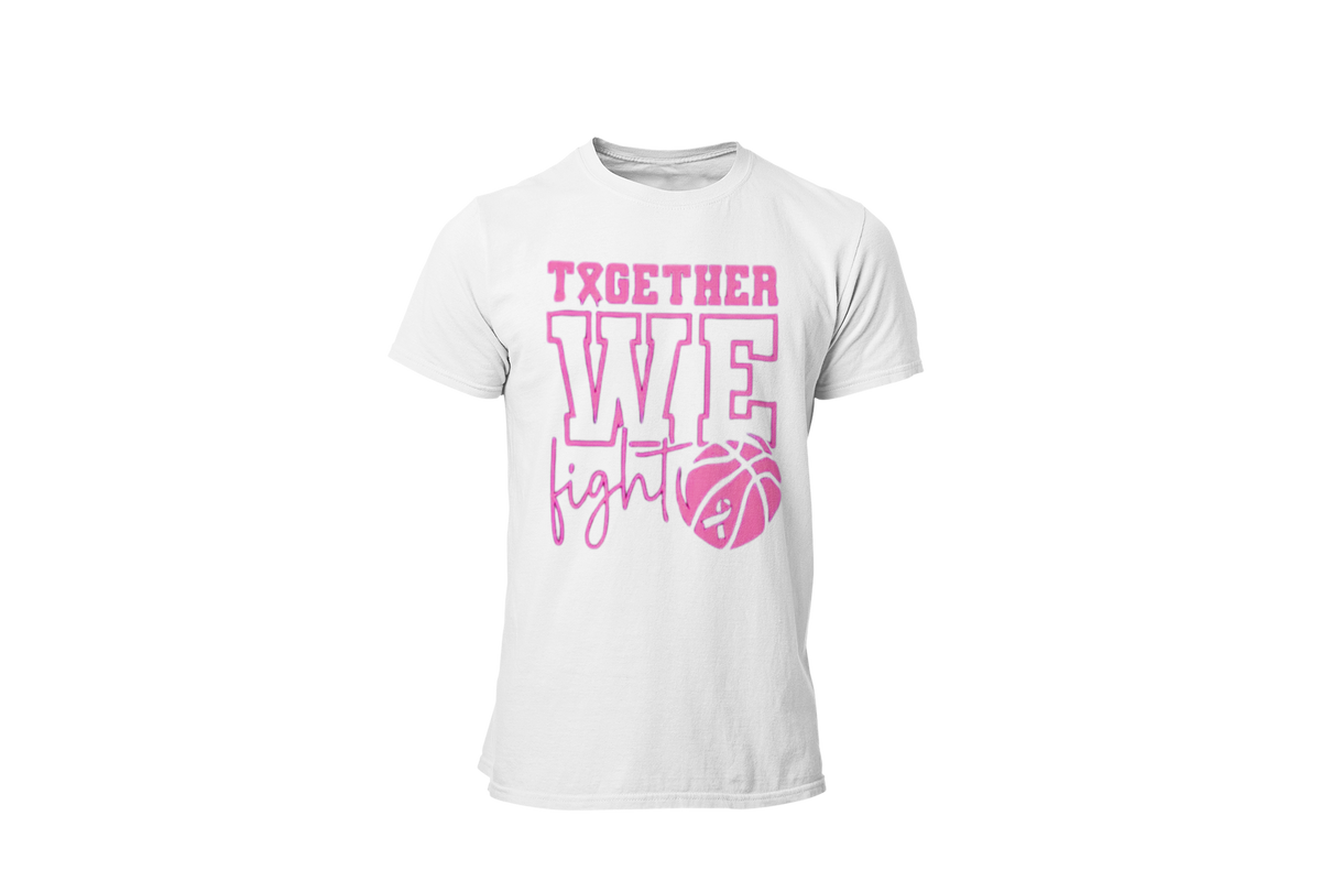 "TOGETHER WE FIGHT" - BREAST CANCER AWARENESS T-SHIRT